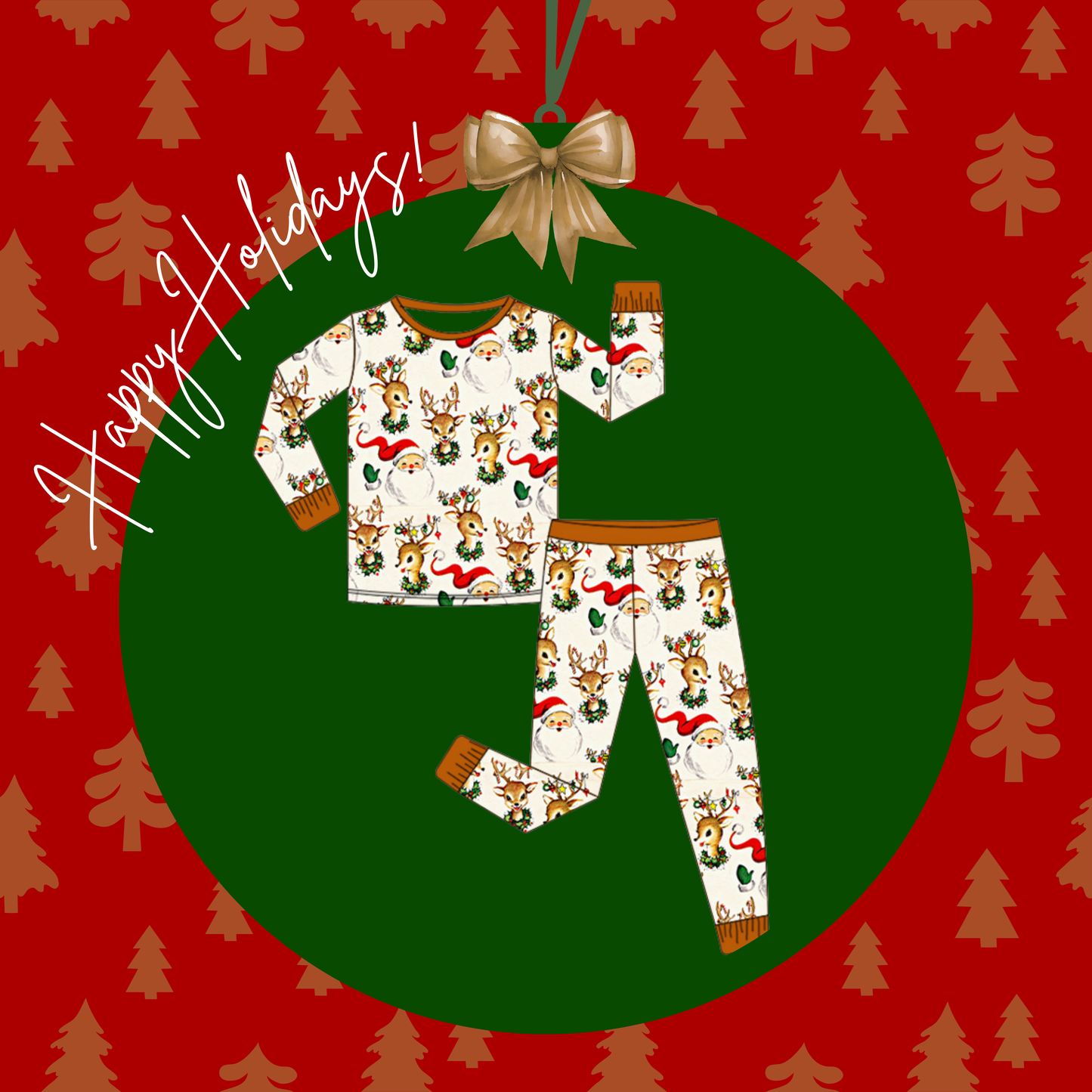 Classic Christmas Two Piece Set