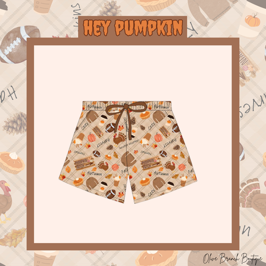Hey Pumpkin Shorts
