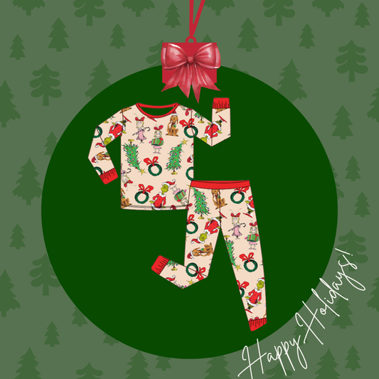 Whoville Christmas Two Piece Set