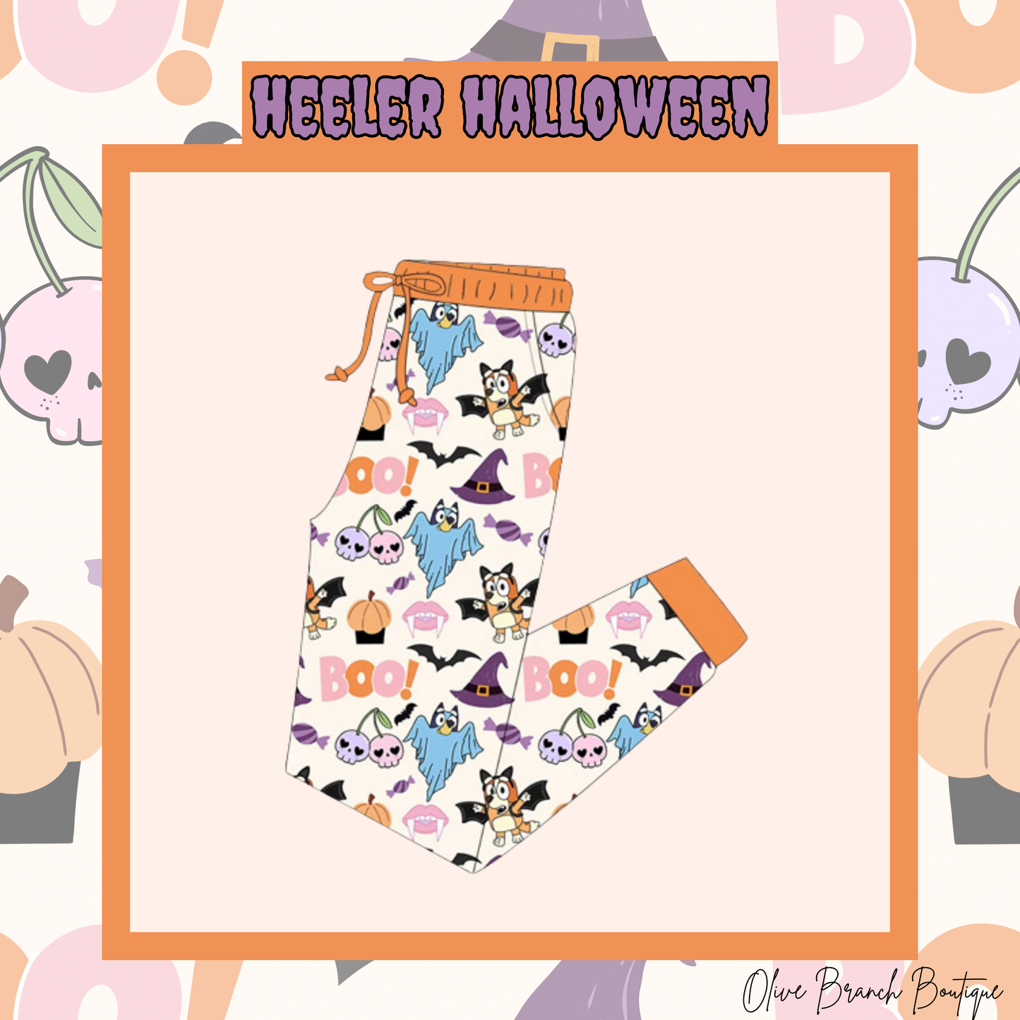 Heeler Halloween Adult Pants