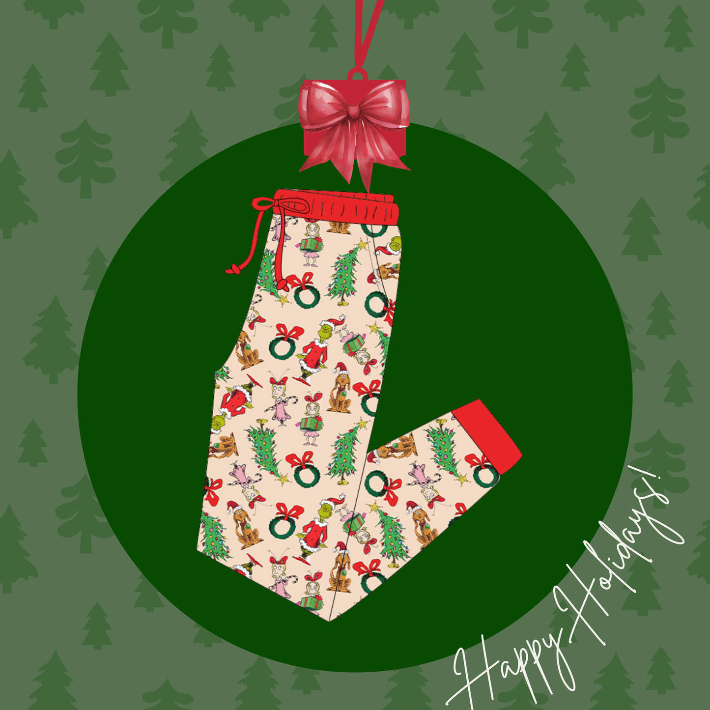 Whoville Christmas Adult Pants