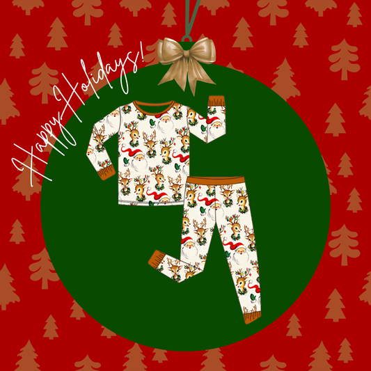 Classic Christmas Two Piece Set