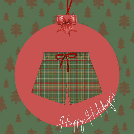 Cozy Christmas Adult Shorts