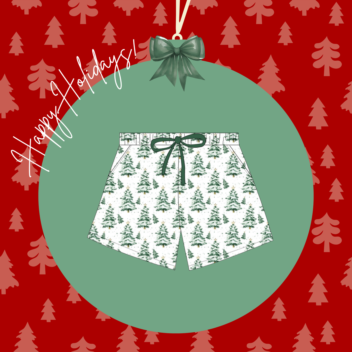 Tree Tops Glisten Adult Shorts