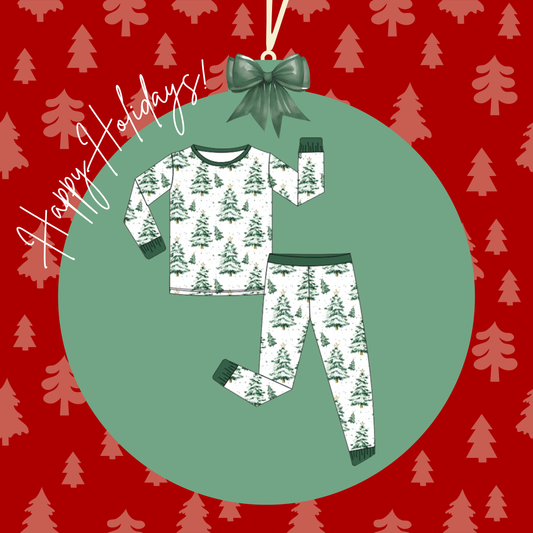 Tree Tops Glisten Two Piece Set