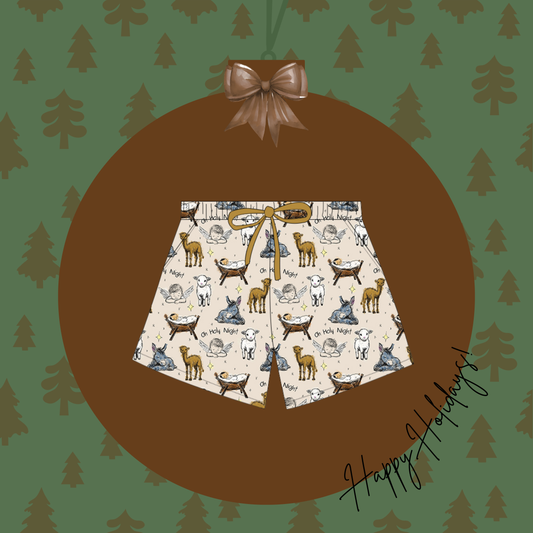 Oh Holy Night Adult Shorts