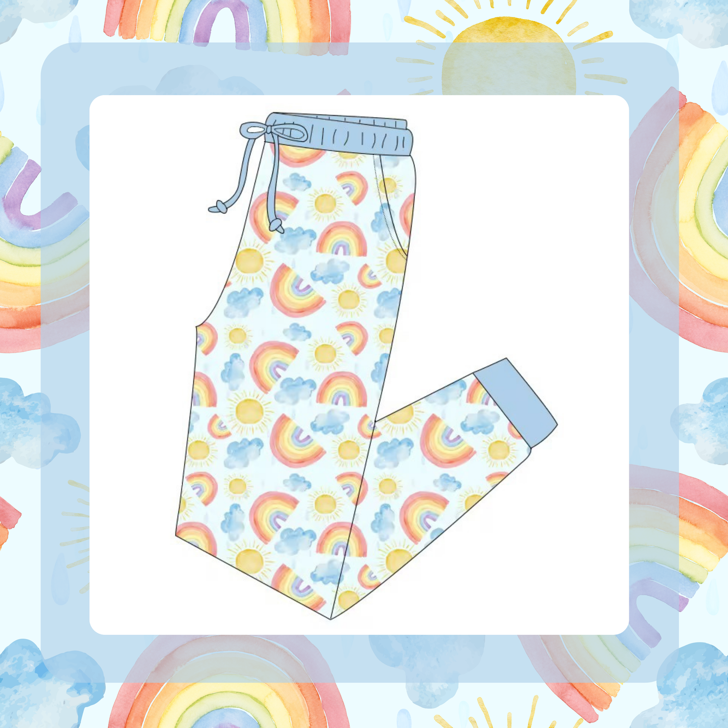 Cozy Rainbow Adult Pants