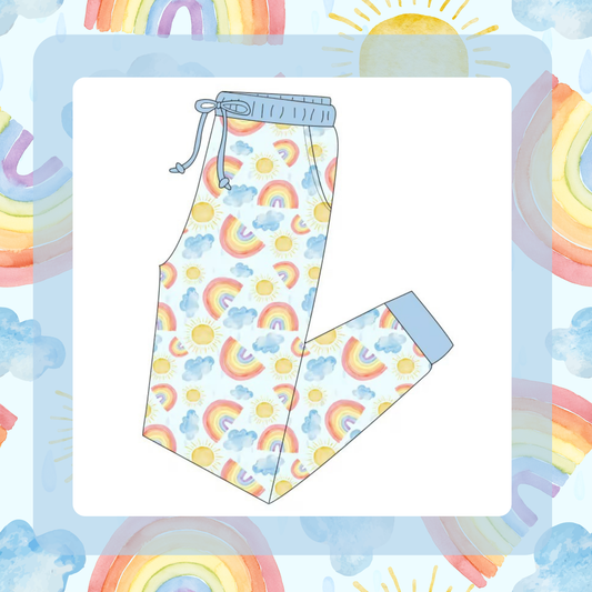 Cozy Rainbow Adult Pants